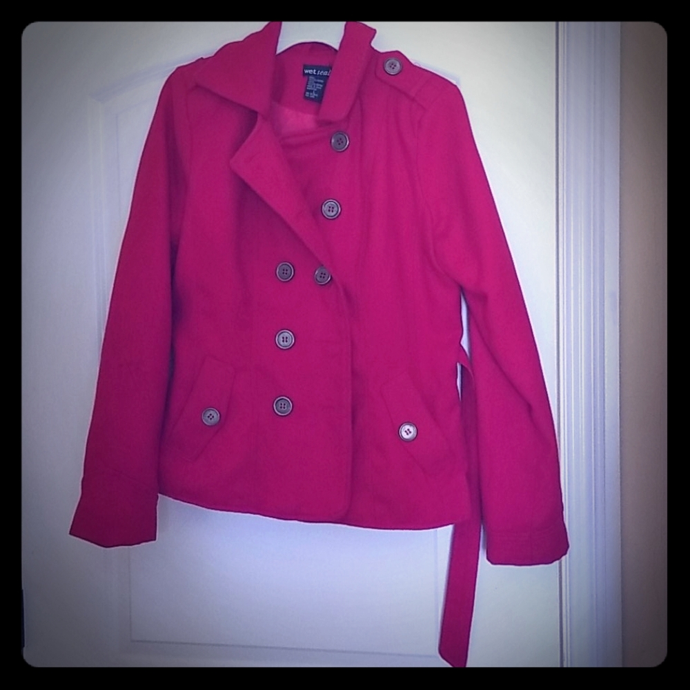 Wet seal L red jacket
